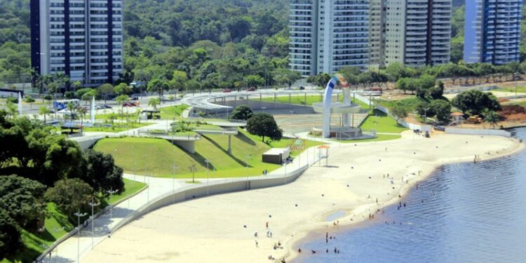 Ponta Negra vai ganhar rampa de acesso ao rio para PcDs e playground inclusivo da Prefeitura de Manaus