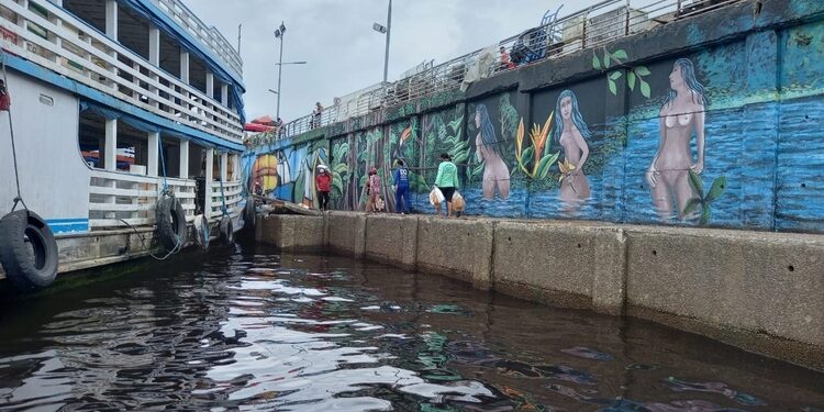 Rio Negro em Manaus atingiu cota de inundação severa