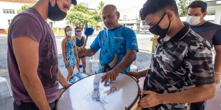 Marujada de Guerra supera expectativas e encerra Oficina de Percussão com sucesso em Manaus