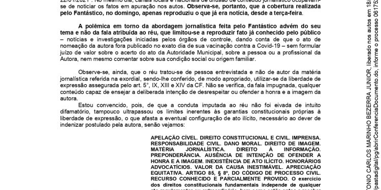 Justiça do Amazonas reconhece que Mario Vianna não foi o causador do vexame contra a médica Isabelle Lins no caso “fura fila” das vacinas