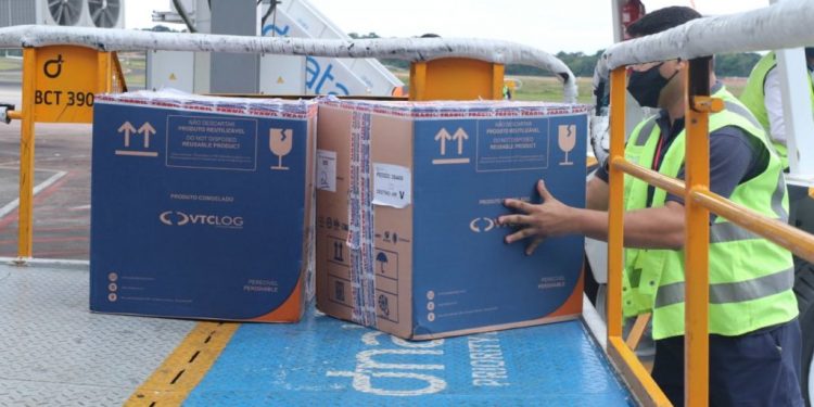 Amazonas recebe 9.360 doses de vacinas Pfizer