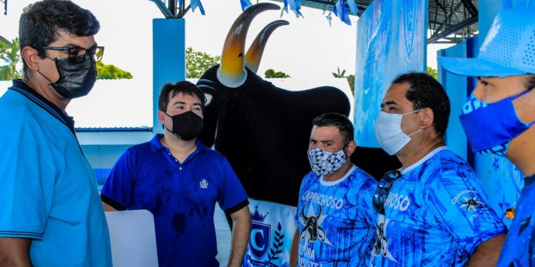 Profissionais da cultura do Boi Caprichoso recebem cartões do auxílio estadual