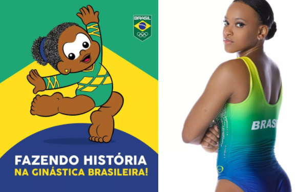 Rebeca Andrade é homenageada pela Turma da Mônica