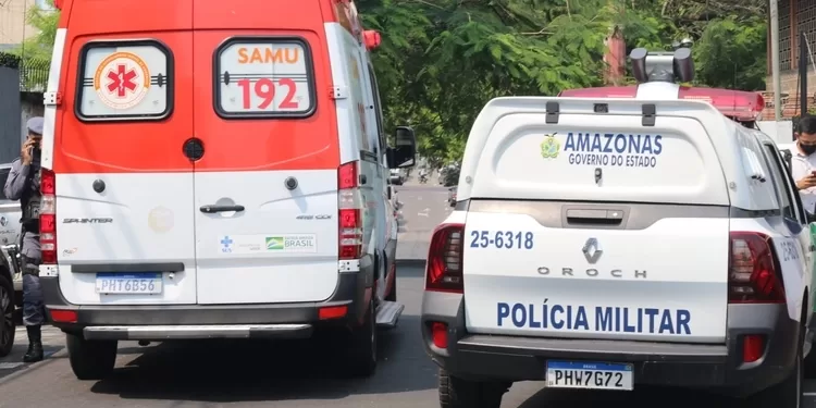 Dupla é baleada durante perseguição no Vieiralves em Manaus