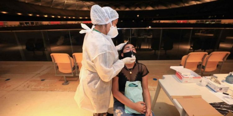 Evento teste: 2.785 pessoas que vão participar do show do cantor Tierry na Arena da Amazônia passam por teste de covid-19