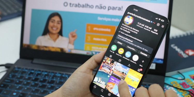 Manaus é destaque como o 4° melhor perfil de Prefeituras do Brasil nas redes sociais